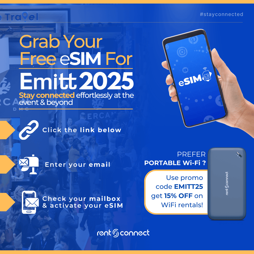 free eSIM for EMITT 2025