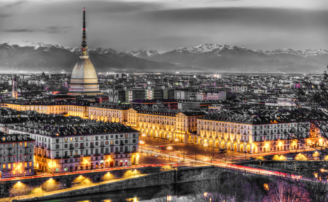 turin italy view, universiade, winter world games